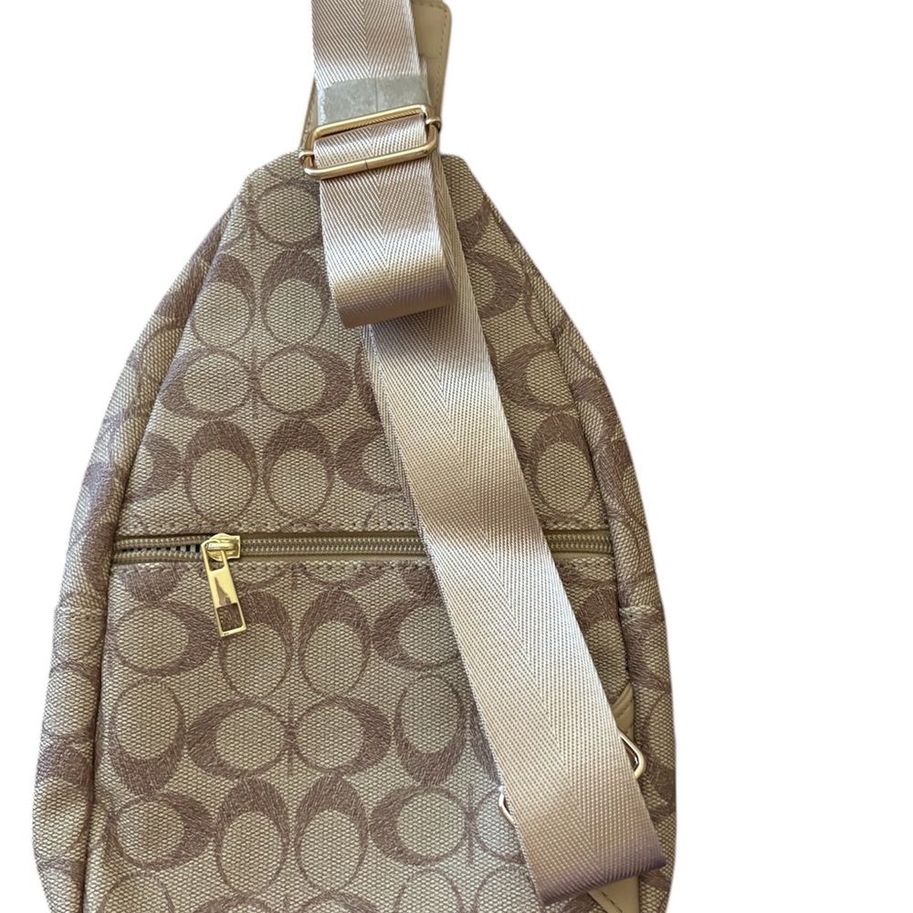 Stylish Tan Sling Bag - Picture 4 of 6